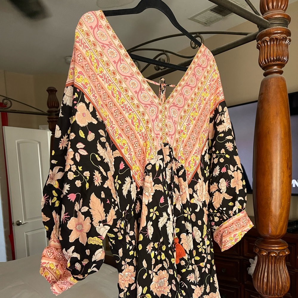 Black Pink Dress